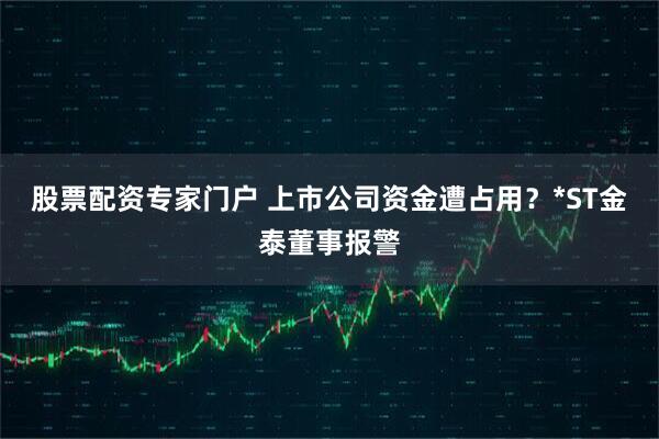 股票配资专家门户 上市公司资金遭占用？*ST金泰董事报警