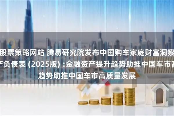 股票策略网站 腾易研究院发布中国购车家庭财富洞察报告之资产负债表 (2025版) :金融资产提升趋势助推中国车市高质量发展
